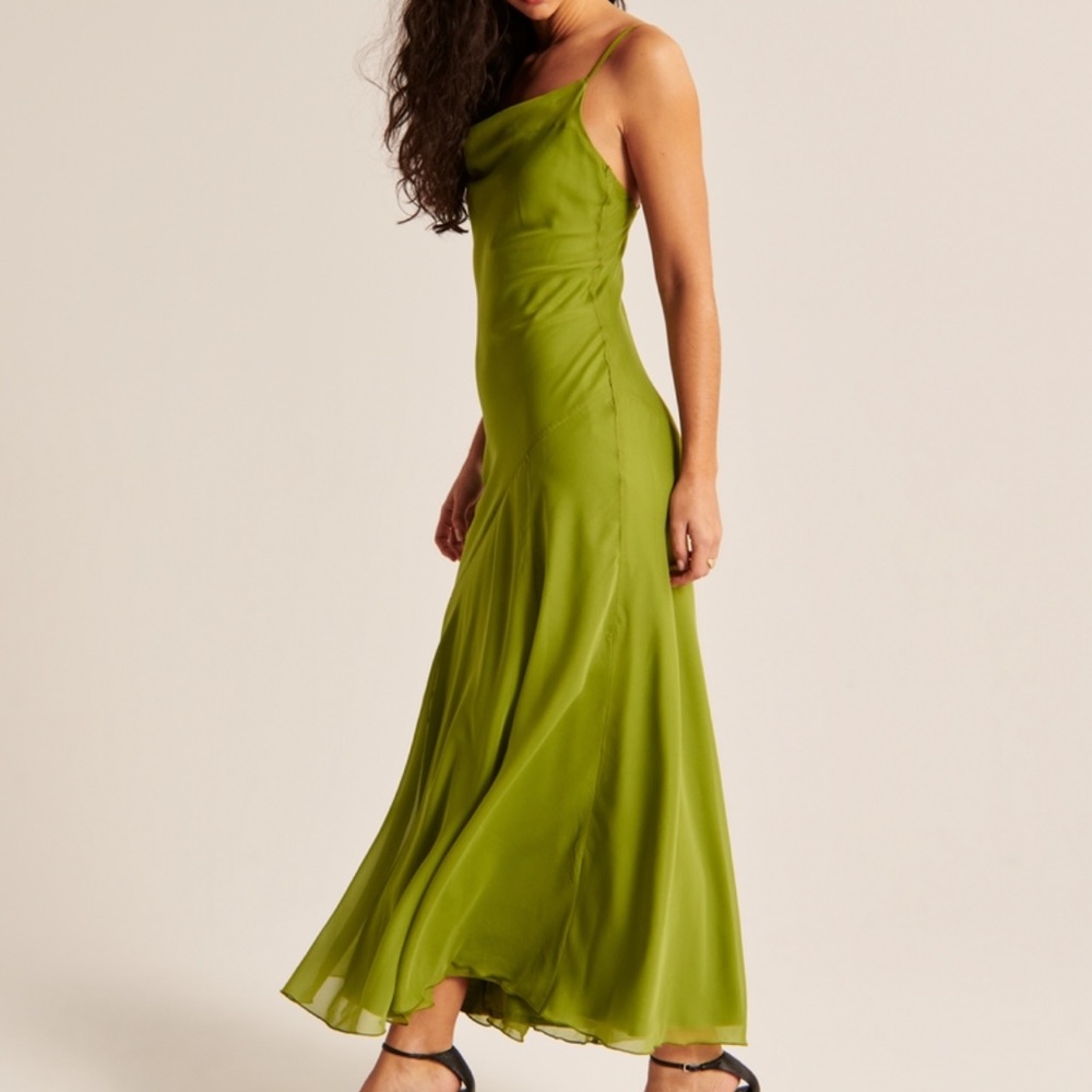 NWT A&F Cowl Neck Maxi Dress